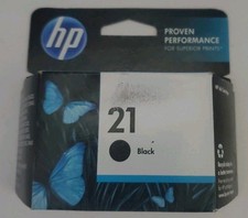 HP 21 Black Ink Cartridge New Sealed Expired 2015 Office Supplies