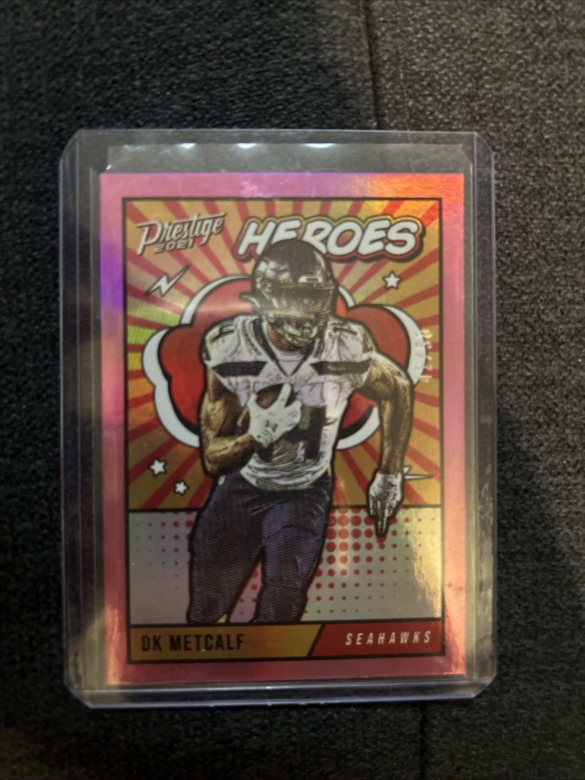 2021 Panini Prestige DK Metcalf Heroes Holo Insert #HE-12 Seahawks