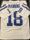 Peyton Manning Autographed M & N Indianapolis Colts Football Jersey Fanatics COA
