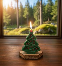 Christmas Tree Candle Amazing Candle for Christmas Decor Christmas Candle