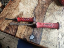 Snap On Tools 2pc striking pry bar set orange - SPBS12A & SPBS8A 12" & 8"
