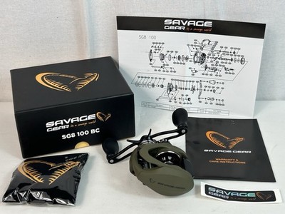 Savage Gear SG8 100 BC Baitcasting Reel for Lure and Predator Fishing - NEW !!