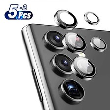1 Set Tempered Glass For Samsung Galaxy S22 Ultra Metal Camera Lens Protectors