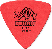 Jim Dunlop Tortex Triangle Pick .50MM - 6 Pack