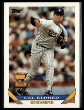 Cal Eldred *ALL STAR ROOKIE CARD* (ASR) 1993 Topps #590. rookie card picture
