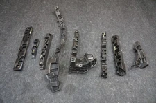 Set 8 Left Upper Lower Pillar Bracket Trim OEM 1079764-00-C Tesla X Plaid 21-23