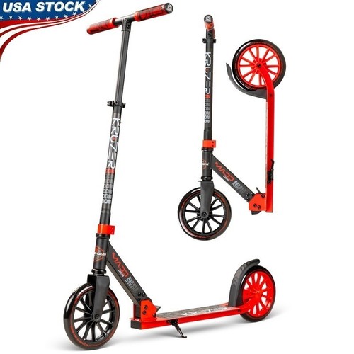 Folding Kick Scooter Kids Teens Adults Adjustable Lightweight Portable Commuter - 第 1/10 張圖片