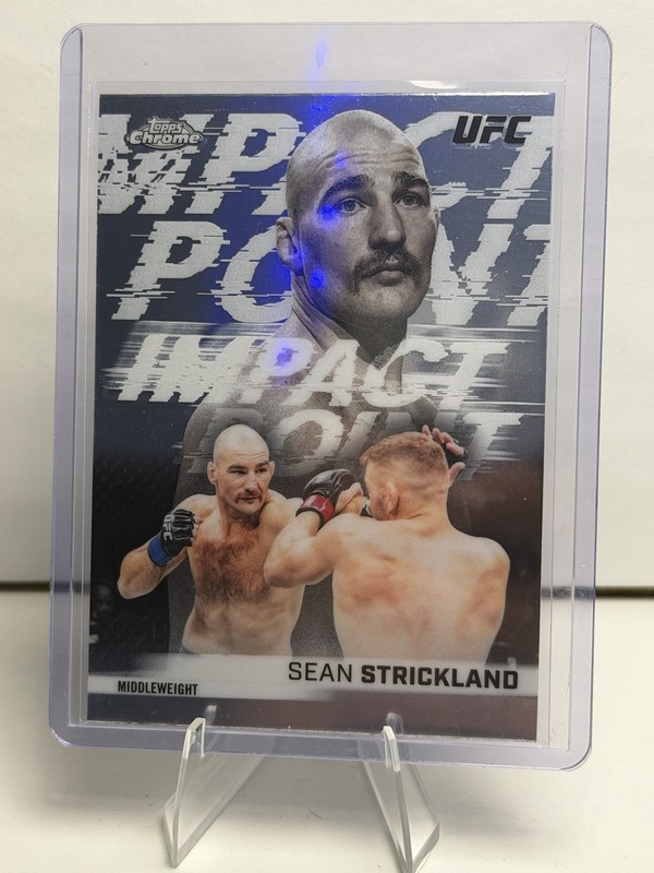 2026 Topps Chrome UFC Impact Point Sean Strickland
