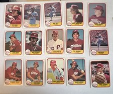 1981 Fleer - MLB Philadelphia Phillies Team Set