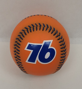 Union 76 Promotional Souvenir Orange Baseball Ball Gas Oil Service Station Promo