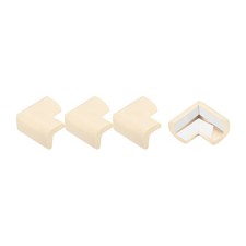 Corner Guards Edge Protectors, 4Pack Foam Bumper L Shape, 55mm, Beige
