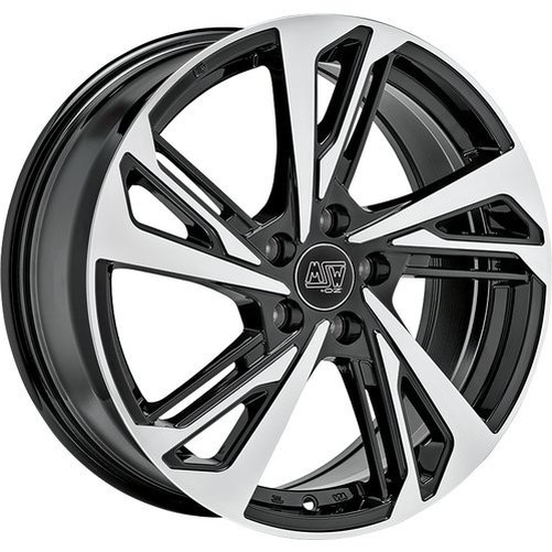 "Felge Legierung FüR Skoda Karoq 7,5J17 \" 5X112 41 57,10 MSW 60 Gloss Black Fu"-image