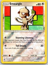 Smeargle 157/214 Reverse Holo SM - Lost Thunder NM Pokemon 2018 Ken Sugimori