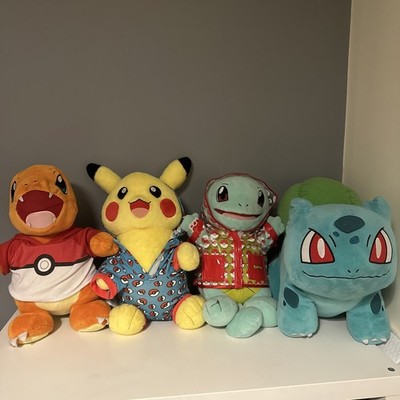 Build A Bear Workshop Pokémon Bulbasaur, Squirtle, Charmander, Pikachu The Big 4