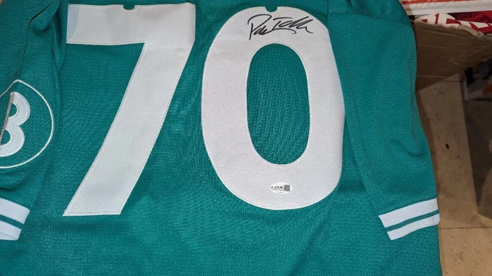 CAMISETA PAYTON GREAT FIRMADA BOSTON RED SOX CITY CONNECT CERTIFICADO DE AUTENTICIDAD JSA novato Foto 4 de 4