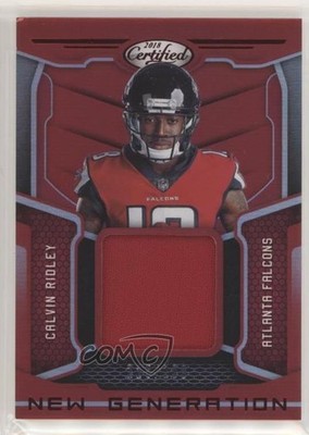 2018 Certified New Generation Jerseys Mirror Red Calvin Ridley Rookie RC 5c1