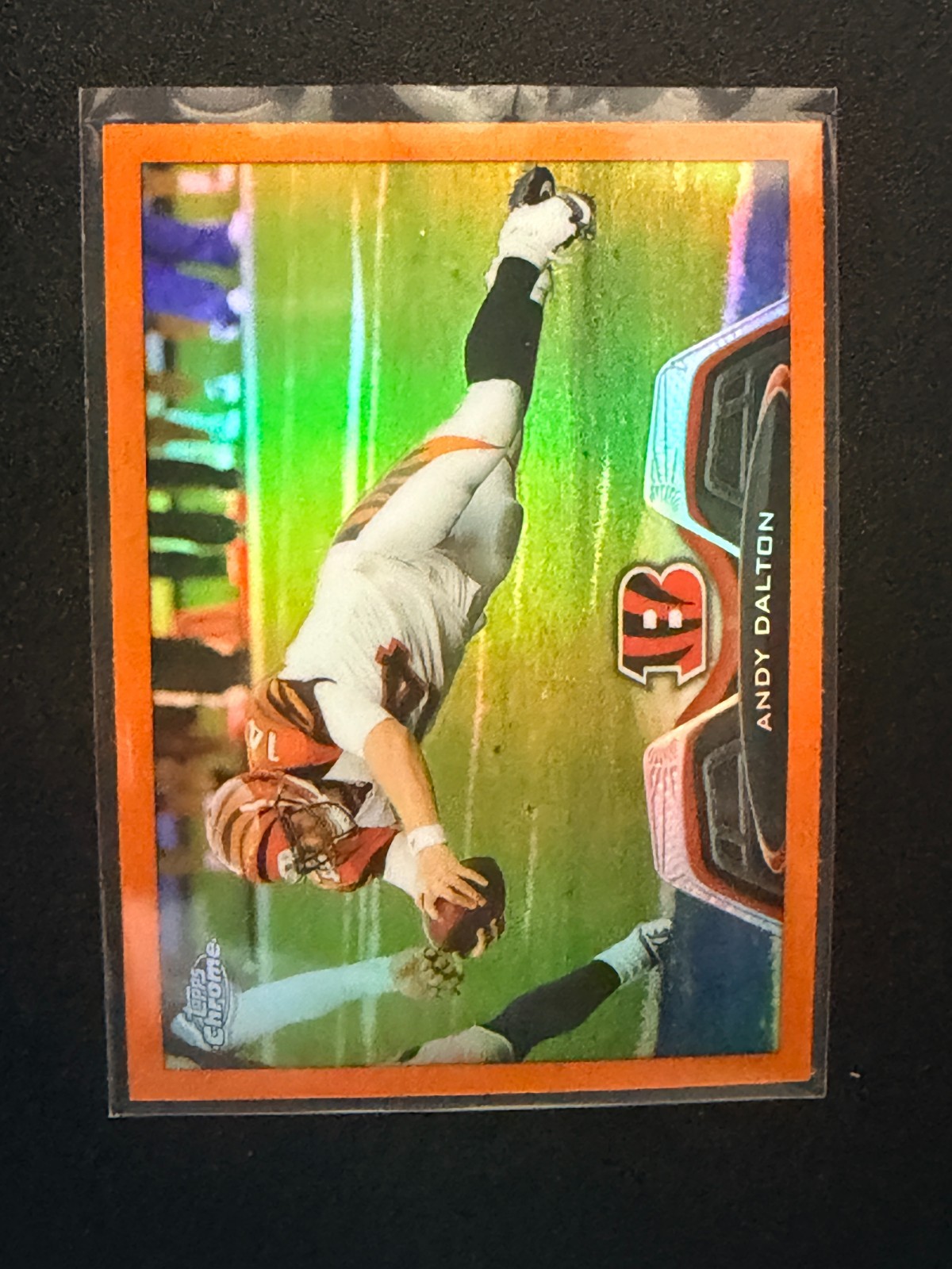 2013 Topps Chrome ORANGE REFRACTOR Bengals ANDY DALTON #33