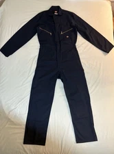 Dickies Men's Temp Control Long Sleeve Coverall Dark Navy Blue Size Small
