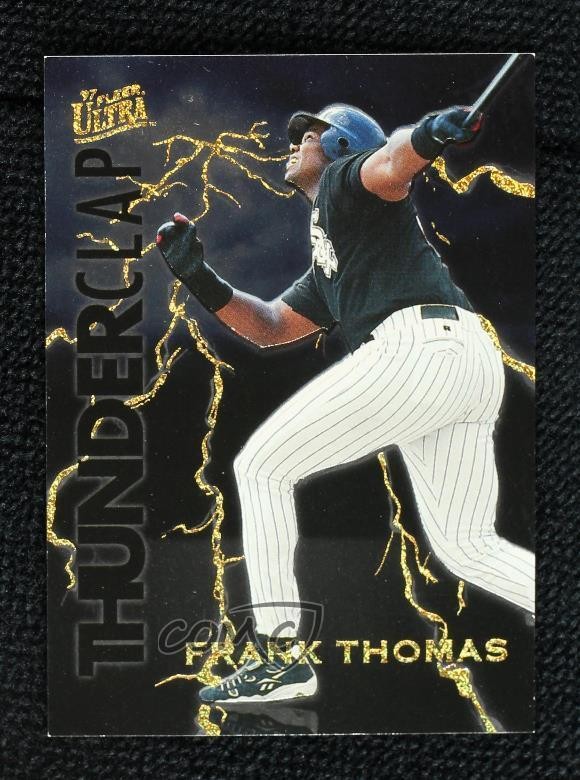 1997 Fleer Ultra Thunderclap Frank Thomas #10 HOF 1e8j