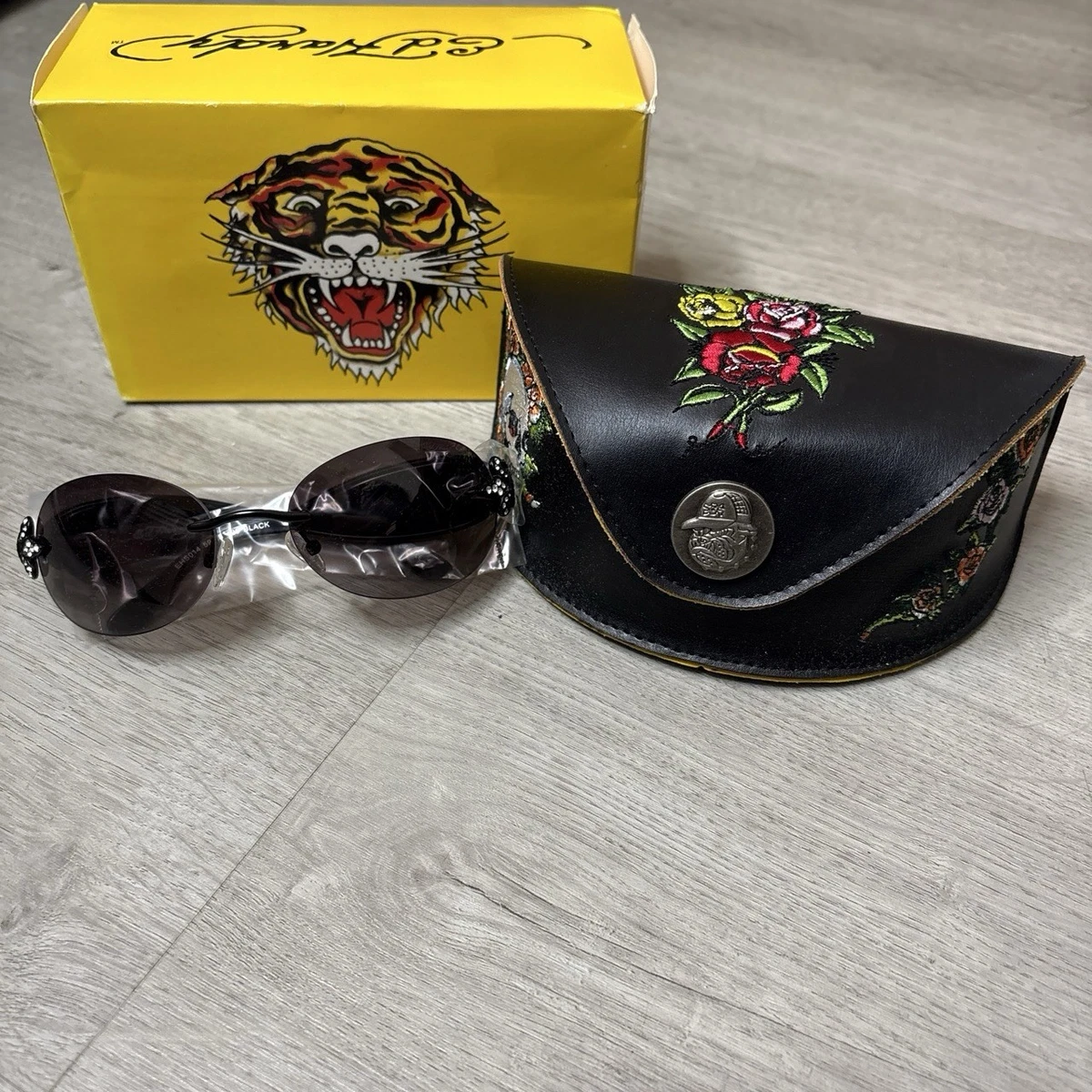 Ed Hardy Black Sunglasses for Women with Vintage for sale | eBay display picture 1