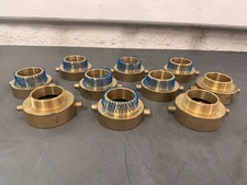 LOT OF 10 Brass Fire Hose Hydrant 3" to 2" NST x NPT Adapter Coupling Reducers