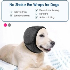 Waterproof Dog Ear Muffs Grooming Swimming Calming Hood Noise Cover