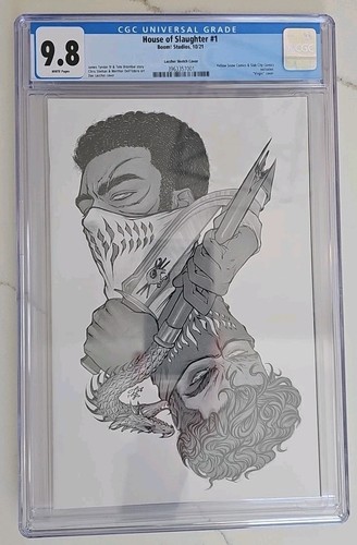 House of Slaughter # 1 CGC 9.8 Zoe Lacchei Sketch Variant Yellow Snow Slab City
