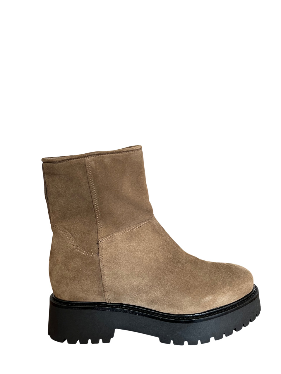 BOOMERANG FR402 WILDLEDER Damen Halbstiefel Wildleder innen Lamm 30390₽