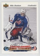 1991-92 Upper Deck Czech World Junior Tournament Mike Dunham #80 0bz6