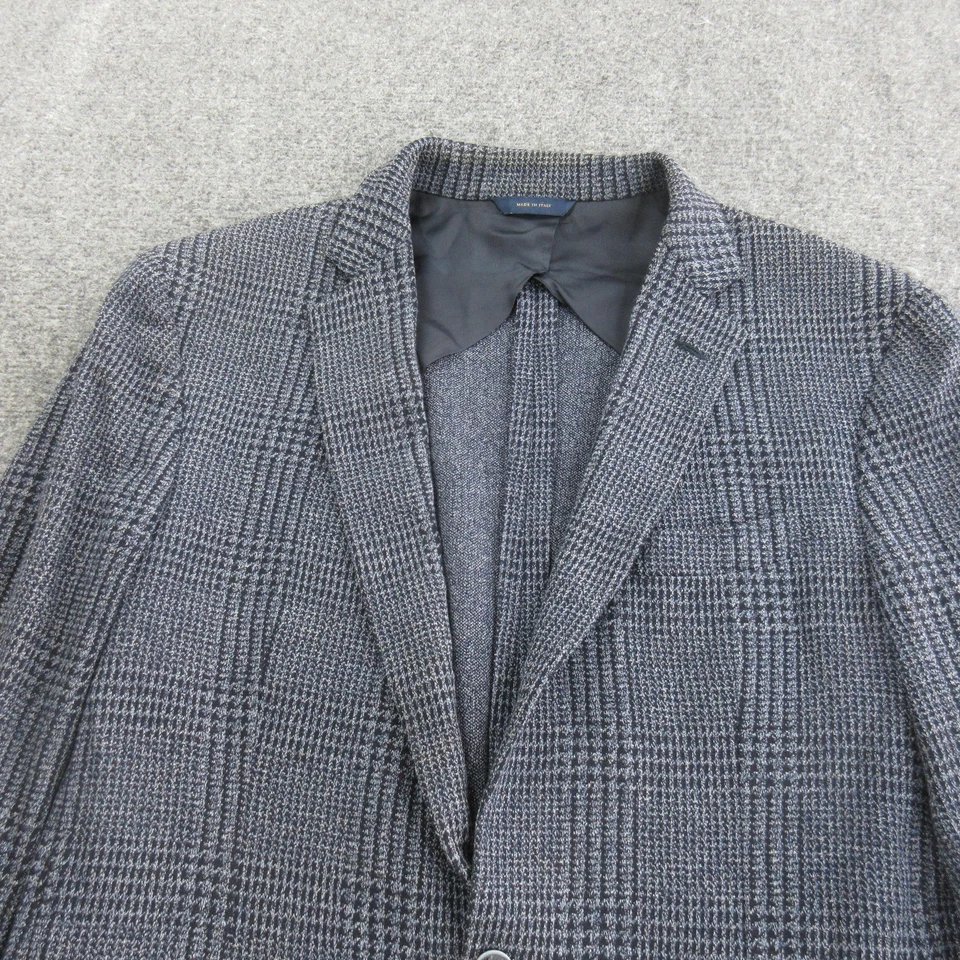Blazer Brooks Brothers Para Hombres 42R Gris Glen Cuadros 1818 Regent Italy Dondi Jersey Foto 2 de 4