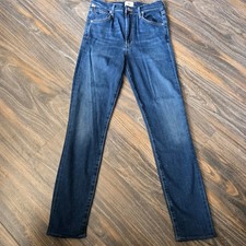 Citizens of Humanity Chrissy Ultra High Rise Skinny Jeans Dark Blue Size 27