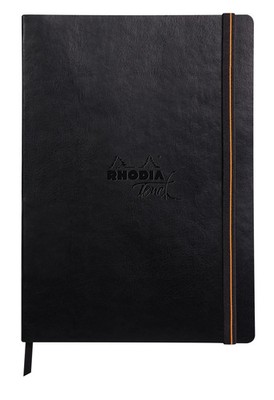 Rhodia Touch Book, Skizzenbuch A4 20 Bl Paint'ON-Papier 250g Schwarz 116175C