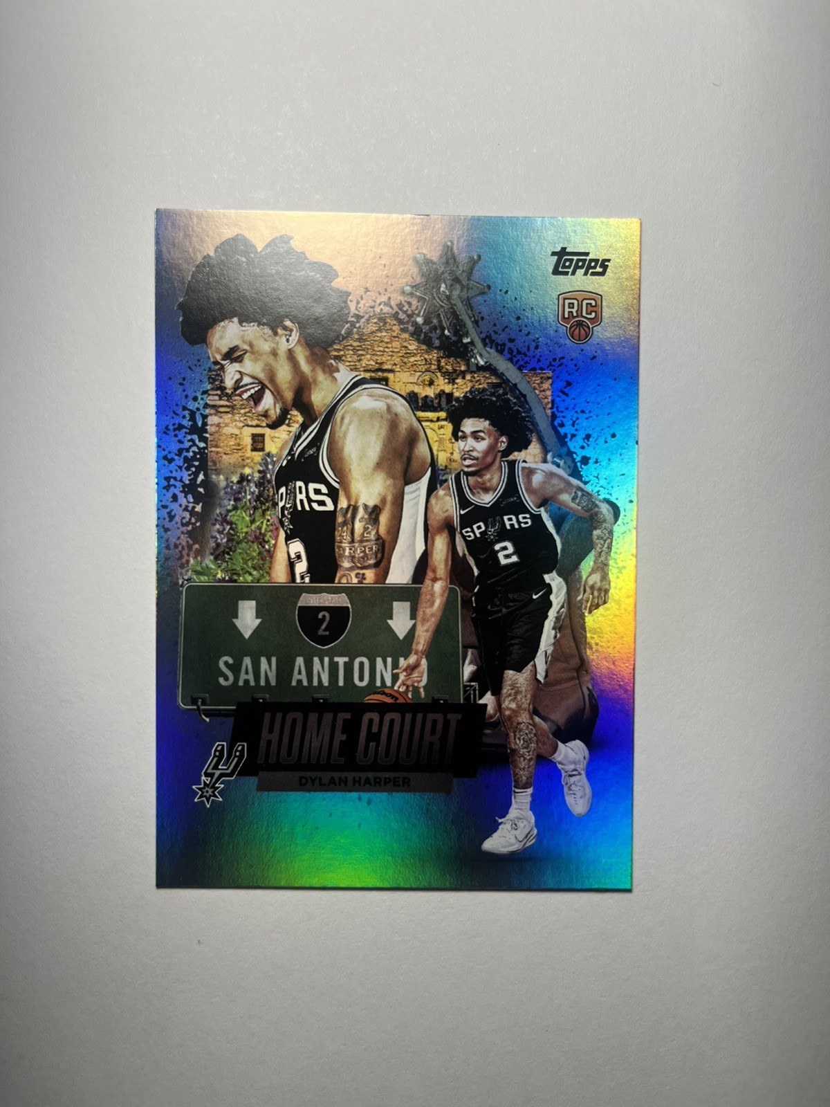 2025-26 Topps Dylan Harper Rookie Home Court RC SSP Spurs
