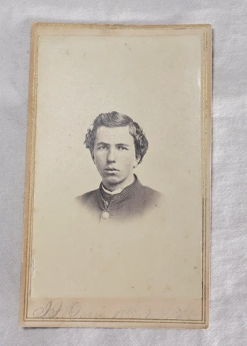 Identified Civil War Soldier CDV JJ Davis NY 89th Volunteer Infantry Binghamton