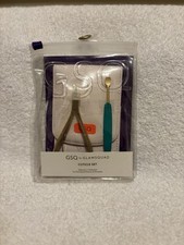 GSQ by Glamsquad Cuticle Set with Nipper  Pusher in Zip Pouch Free Shipping