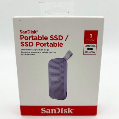 New SanDisk Portable Portable SSD 1TB USB-C to USB-C SSD SDSSDE29-1T00-AWL