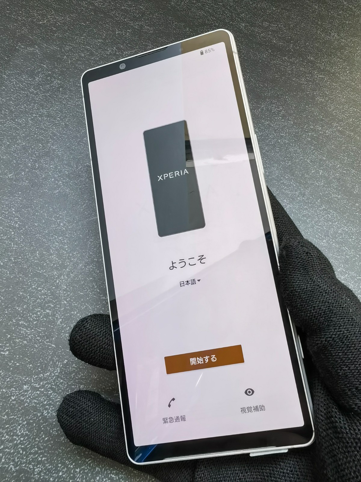 Good condition Original Sony Xperia 5V 128GB Android factory Unlocked JAPAN