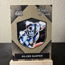 2023 Flair Marvel Badge Flair Silver Surfer #PFB20 READ a3x