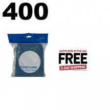 400 Blue Color Paper CD Sleeves with Window  Flap  1-3 DAY