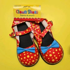 NEW Clown Shoes Costumes Accessories One Size Halloween Dress Up Cosplay