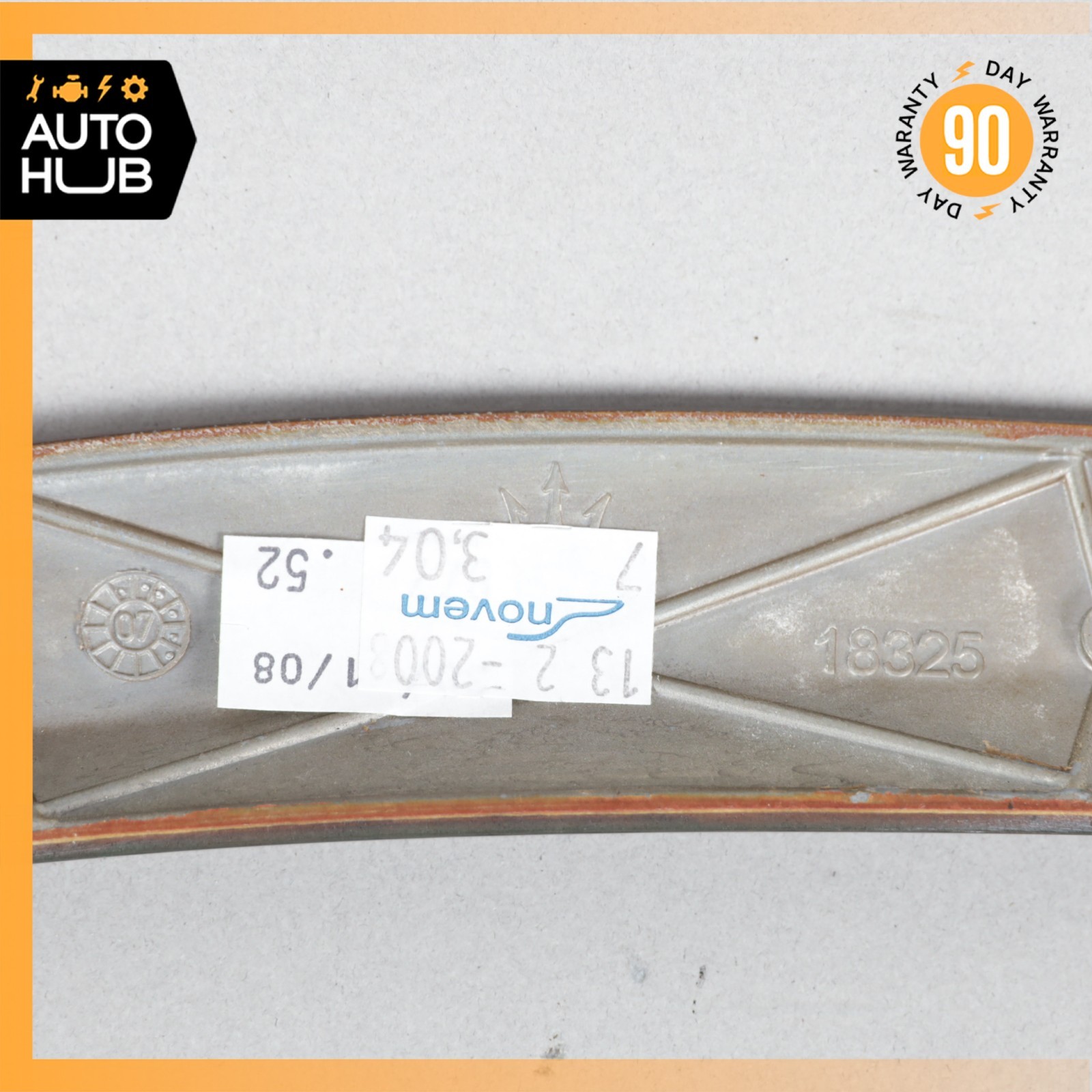 08-19 Maserati GranTurismo M145 Coupe Rear Left Side Door Panel Trim Wood OEM