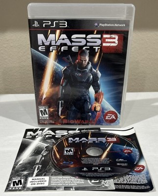 Mass Effect 3 (Sony Playstation 3 PS3, 2012) CIB Tested & Working