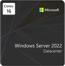 Windows Server 2022 Datacenter Edition - 16 Core License/∞VM (P71-09389)