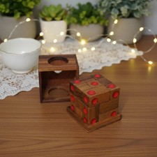 Cubo de dados - Rompecabezas de madera 3D