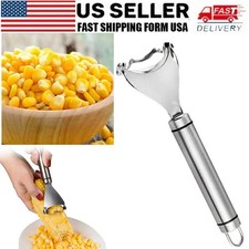 Corn Cob Peeler Thresher Stripper Remover Stainless Steel Kitchen Cutter Tool