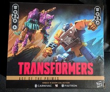 Hasbro Transformers Age of the Primes Carnivac Vs Fisitron Wreck 'N Doom New