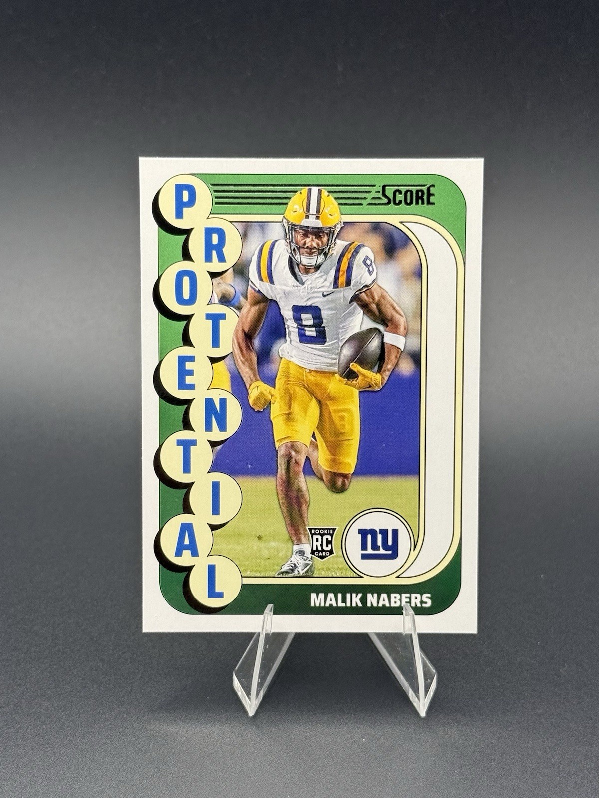 2024 Score - Protential Malik Nabers #4 (RC)
