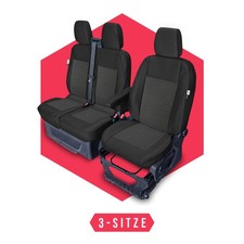 Autositzbezüge Maß Schonbezüge für Ford Transit Custom ab 06.18 1+2 Front Bezug