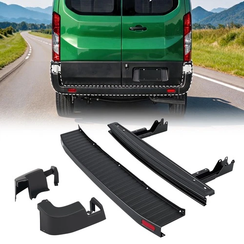 Rear Bumper Cover Kit Fits 2015-2024 Ford Transit 150 250 350 Medium/High-Roof