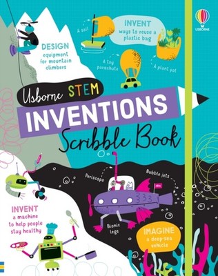 Inventions Scribble Book by Usborne (Hardback Book)